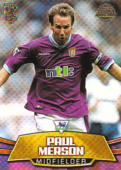 Paul Merson Aston Villa 2002 Topps Premier Gold #AV6